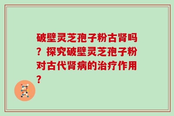 破壁灵芝孢子粉古吗？探究破壁灵芝孢子粉对古代的作用？