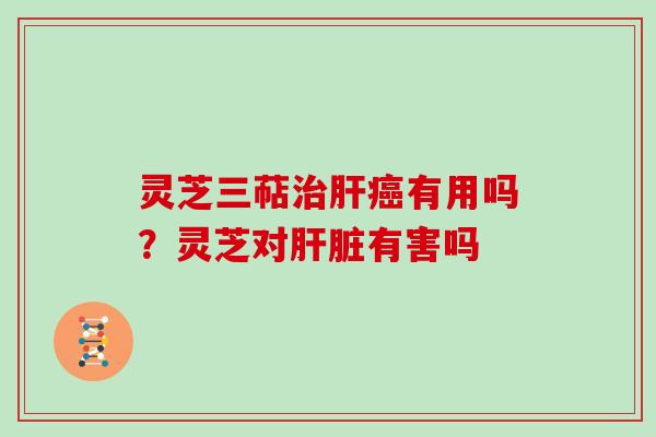 灵芝三萜有用吗？灵芝对有害吗