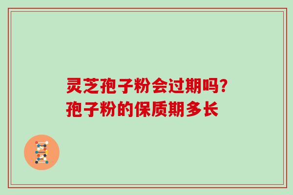 灵芝孢子粉会过期吗？孢子粉的保质期多长