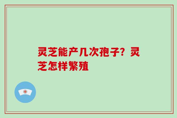 灵芝能产几次孢子？灵芝怎样繁殖