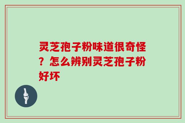 灵芝孢子粉味道很奇怪？怎么辨别灵芝孢子粉好坏