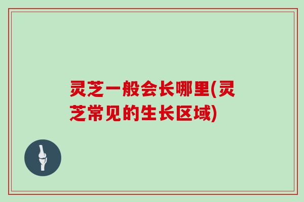 灵芝一般会长哪里(灵芝常见的生长区域)