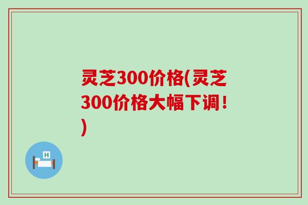 灵芝300价格(灵芝300价格大幅下调！)