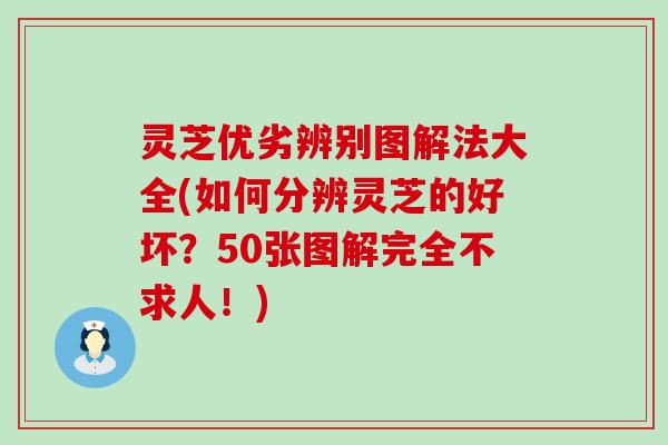 灵芝优劣辨别图解法大全(如何分辨灵芝的好坏？50张图解完全不求人！)