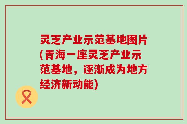 灵芝产业示范基地图片(青海一座灵芝产业示范基地，逐渐成为地方经济新动能)