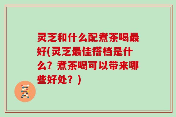 灵芝和什么配煮茶喝好(灵芝佳搭档是什么？煮茶喝可以带来哪些好处？)