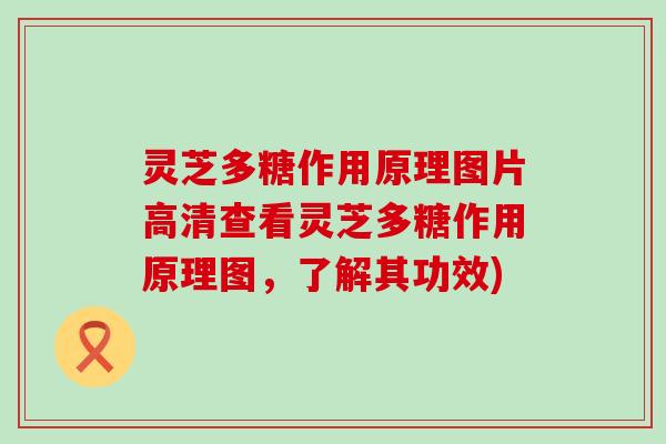 灵芝多糖作用原理图片高清查看灵芝多糖作用原理图，了解其功效)