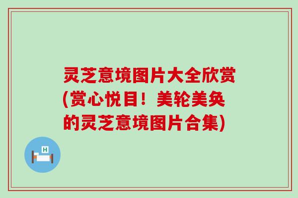 灵芝意境图片大全欣赏(赏心悦目！美轮美奂的灵芝意境图片合集)