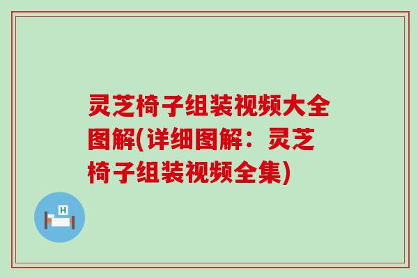 灵芝椅子组装视频大全图解(详细图解：灵芝椅子组装视频全集)