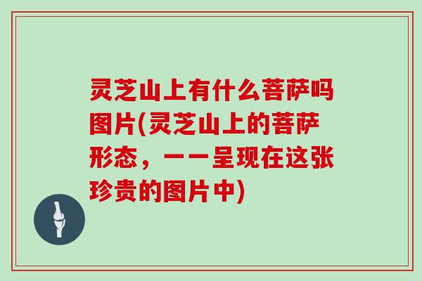 灵芝山上有什么菩萨吗图片(灵芝山上的菩萨形态，一一呈现在这张珍贵的图片中)