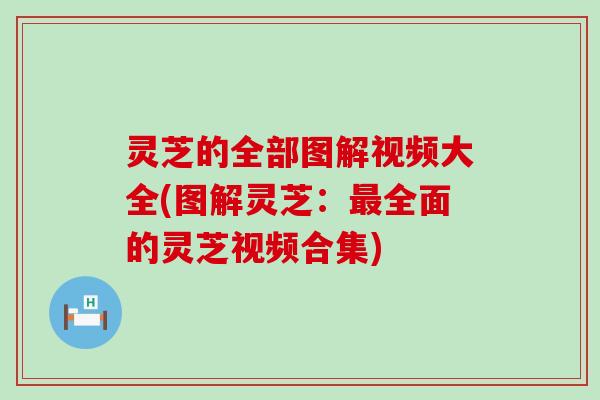 灵芝的全部图解视频大全(图解灵芝：全面的灵芝视频合集)