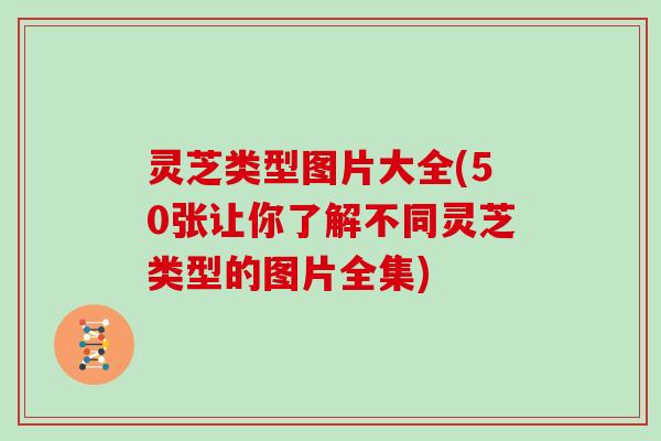 灵芝类型图片大全(50张让你了解不同灵芝类型的图片全集)