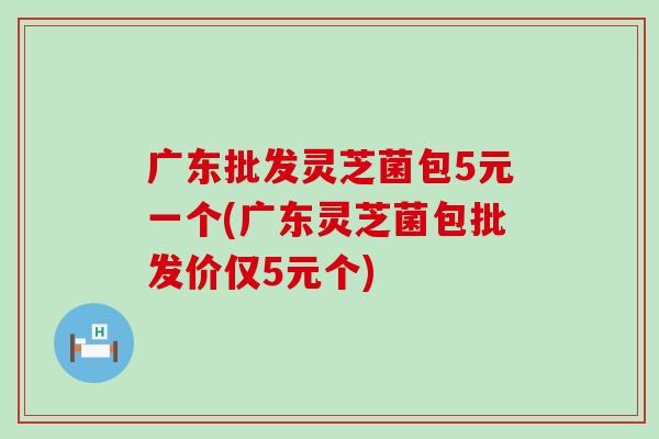 广东批发灵芝菌包5元一个(广东灵芝菌包批发价仅5元个)