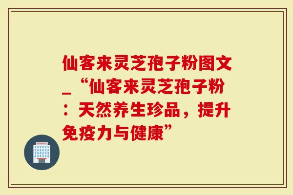 仙客来灵芝孢子粉图文_“仙客来灵芝孢子粉：天然养生珍品，提升免疫力与健康”