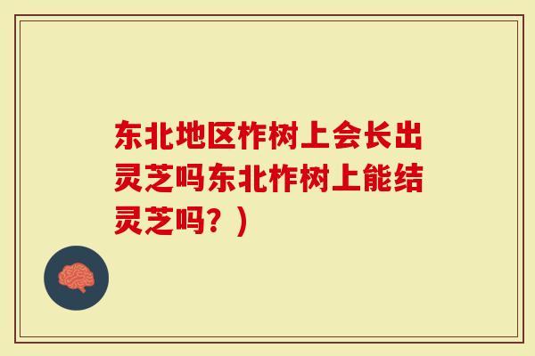 东北地区柞树上会长出灵芝吗东北柞树上能结灵芝吗？)