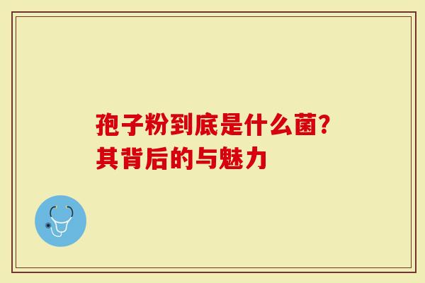 孢子粉到底是什么菌？其背后的与魅力